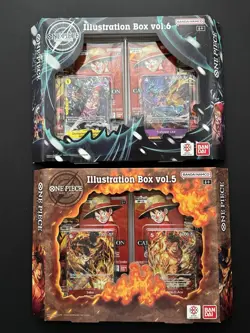 ONE PIECE Illustration Box Vol 5 & Vol 6 Lot - New SEALED PRB-02 OP-13 - Image 1