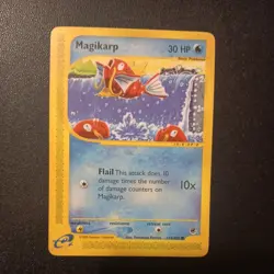 🎏 ✨ Magikarp 118/165 - 2002 Pokemon Expedition Base Set - Non-Holo NEAR MINT - Image 1