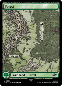 MTG Lord of the Rings - Full Art Lands - Near Mint - Image 4