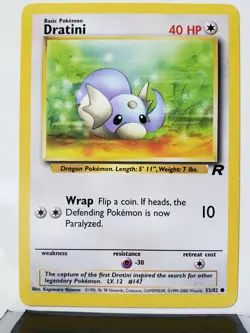 Dratini 53/82 - NM - Team Rocket Pokemon Card - $2 Combined Shipping - Image 1