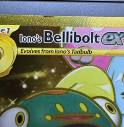 Iono's Bellibolt EX Sir 188/159 SV09 Holo Pokemon TCG Card Journey Tog See Pics - Image 2