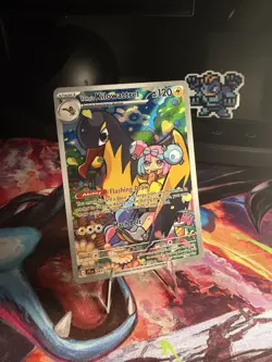 Iono's Kilowattrel 163/159 SV09 Journey Together IR Pokemon TCG Card - Image 1