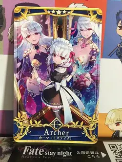 Kama Stage 5 Archer Star 5 FGO Fate Grand Order Arcade Mint Card - Image 1