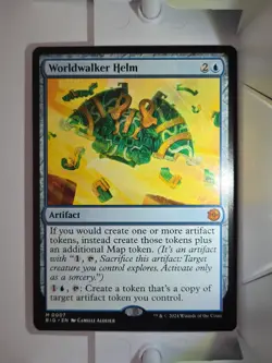Worldwalker Helm - M7 - MTG - Outlaws of Thunder Junction: The Big Score (BIG) - Image 1