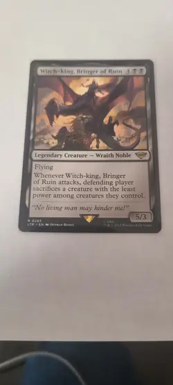 Witch-king, Bringer of Ruin #293 Rare MTG : The Lord of the Rings - Image 1