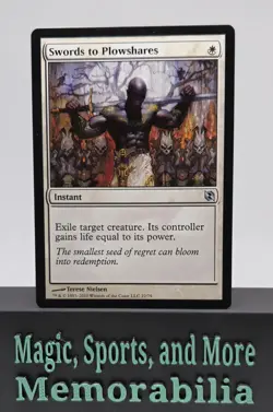 MTG Swords To Plowshares Duel Deck Magic the Gathering LP - Image 1