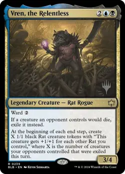 1 x Vren, the Relentless - Foil - Promo Pack - Bloomburrow - NM-Mint - MTG - Image 1