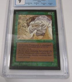 MTG Magic The Gathering Fungusaur Collectors' Ed Graded 9 Q+ CGC MINT NM - Image 3