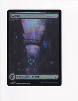 2023 MTG MAGIC THE GATHERING MARCH OF THE MACHINE FOIL SWAMP 286 (#1) - Image 1