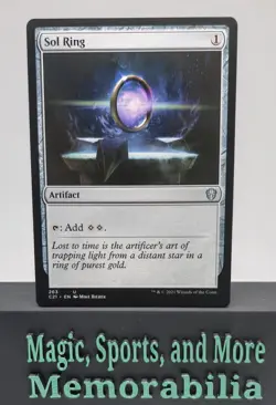 MTG Sol Ring Commander 2021 Uncommon Magic The Gathering LP - Image 1