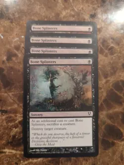 (4) Bone Splinters *PLAYSET* Avacyn Restored Regular NM MTG - Image 1