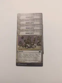 (4) Humiliate *PLAYSET* Outlaws of Thunder Junction: Breaking News Regular NM - Image 1