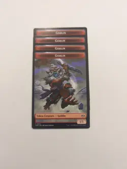 (4) Goblin (0012) Warrior (0013) Token *PLAYSET* [Tarkir: Dragonstorm] MTG NM - Image 1