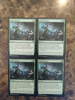 Wild Instincts X4 Origins Magic the Gathering MTG - Image 1