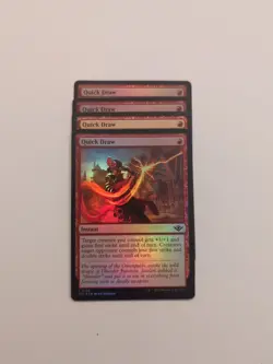 (4) Quick Draw *FOIL* *PLAYSET* Outlaws of Thunder Junction NM MTG - Image 1
