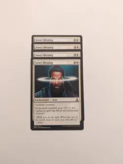 (4) Iona's Blessing *PLAYSET* Oath of the Gatewatch Regular NM MTG - Image 1