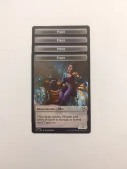 (4) Zombie (0003) Pilot (0001) Token *PLAYSET* Aetherdrift Regular NM MTG - Image 2