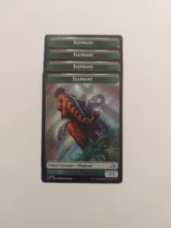 (4) Insect (0007) Elephant (0006) Token *PLAYSET* Aetherdrift Regular NM MTG - Image 2