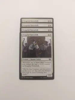(4) Vengeful Townsfolk *PLAYSET* Outlaws of Thunder Junction Regular NM MTG - Image 1