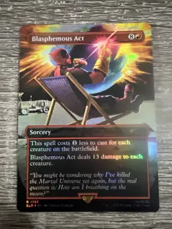Blasphemous Act (1756) (Rainbow Foil) Secret Lair Drop Foil - Image 1