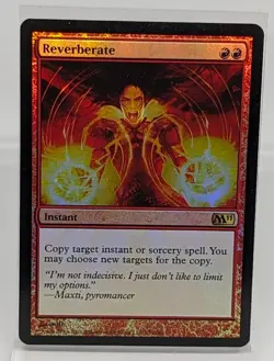 MTG Reverberate FOIL Magic 2011 155/249 Rare Magic the Gathering - Image 1