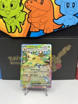 Leafeon ex 006/131 Sv: Prismatic Evolutions Holo Pokemon TCG NM Pack Fresh - Image 1