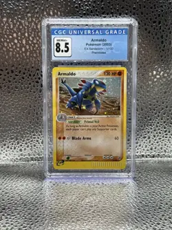 Pokemon EX Sandstorm - Armaldo Prerelease 1/100 Holo CGC 8.5 N 216 - Image 1
