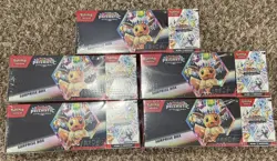 Pokemon Prismatic Evolutions Booster Bundle And Surprise Box 2 Pack. SET OF 5 - Image 1