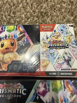 Pokemon Prismatic Evolutions Booster Bundle And Surprise Box 2 Pack. SET OF 5 - Image 3