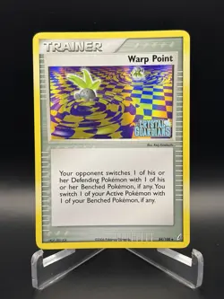 Warp Point 84/100 Pokemon TCG EX Crystal Guardians Reverse Holo Stamped - LP - Image 1