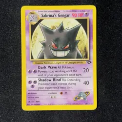 Sabrina's Gengar 29/132 Rare Gym Challenge Unlimited WOTC Pokemon Vintage - Image 1