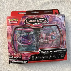 Pokemon TCG Team Rocket's Mewtwo ex League Battle Deck Sealed New - Image 1