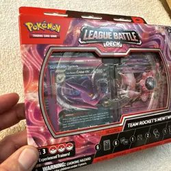 Pokemon TCG Team Rocket's Mewtwo ex League Battle Deck Sealed New - Image 2