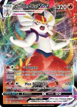 Pokemon - Cinderace VMAX 19/72 - Shining Fates - NM - Image 1