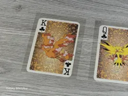 1998 POKEMON TELEVI-KUN MAGAZINE PLAYING CARDS MOLTRES ZAPDOS ARTICUNO - Image 4