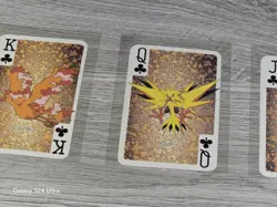 1998 POKEMON TELEVI-KUN MAGAZINE PLAYING CARDS MOLTRES ZAPDOS ARTICUNO - Image 5