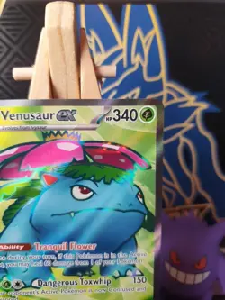 Pokemon TCG Venusaur EX 151 Full Art Rare Card 182/165 English Edition - Image 3