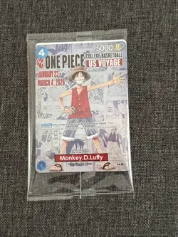 Monkey.D.Luffy (055) (College Basketball US Voyage) P-055 One Piece Promotion - Image 1