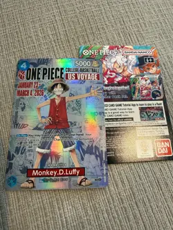 One Piece Monkey.D.Luffy College Basketball US Voyage Promo - Opened - Image 1