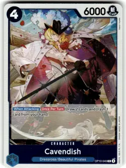 One Piece TCG - Cavendish OP10-045 - Foil R - Royal Blood - English - Image 1