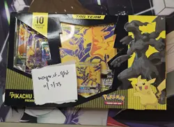 Pokemon TCG Pikachu and Zekrom GX Tag Team Premium Collection GameStop Exclusive - Image 1