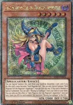 yugioh Dark Magician Girl the Magician's Apprentice ALIN-EN004 Quarter Century - Image 1