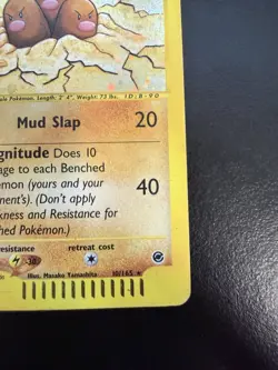 Pokemon TCG Dugtrio Expedition Base Set Holo Rare Card 10/165 MP - Image 5
