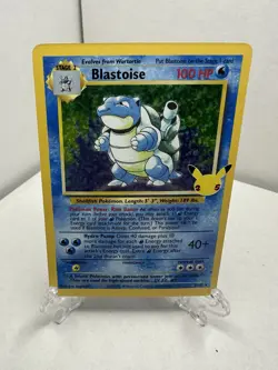 Pokemon Card - Blastoise Celebrations Classic Collection 2/102 Holo - Image 1