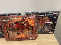 One Piece Card Game Illustration Box Vol.5 x2 and Vol.6 x3 LOT OF 5! - Image 5