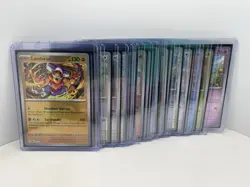 Pokemon Black Bolt White Flare Poke Ball Reverse Holo - 22 Card Lot NM - Image 1