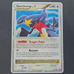 Pokemon TCG Garchomp LV.X Majestic Dawn 97/100 Ultra Rare Holo Card 2008 - Image 1