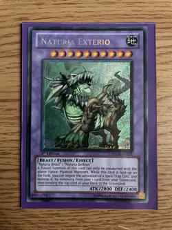 Yu-gi-oh Naturia Exterio HA04-EN055 NM 1st Edition Secret Rare Card - Image 1