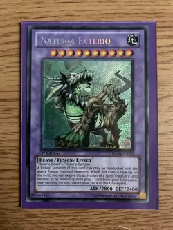 Yu-gi-oh Naturia Exterio HA04-EN055 NM 1st Edition Secret Rare Card - Image 2