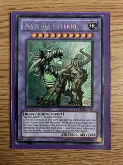 Yu-gi-oh Naturia Exterio HA04-EN055 NM 1st Edition Secret Rare Card - Image 3
